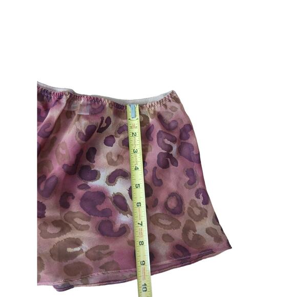 Gilligan & OMalley Baby Doll TOP & SHORTS Sz M Animal Print Leopard Nightie PJs - Picture 10 of 11